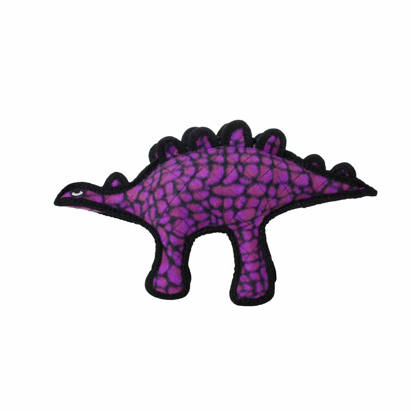 Tuffy Jr Dinosaur Stegosaurus, Durable, Squeaky Dog Toy