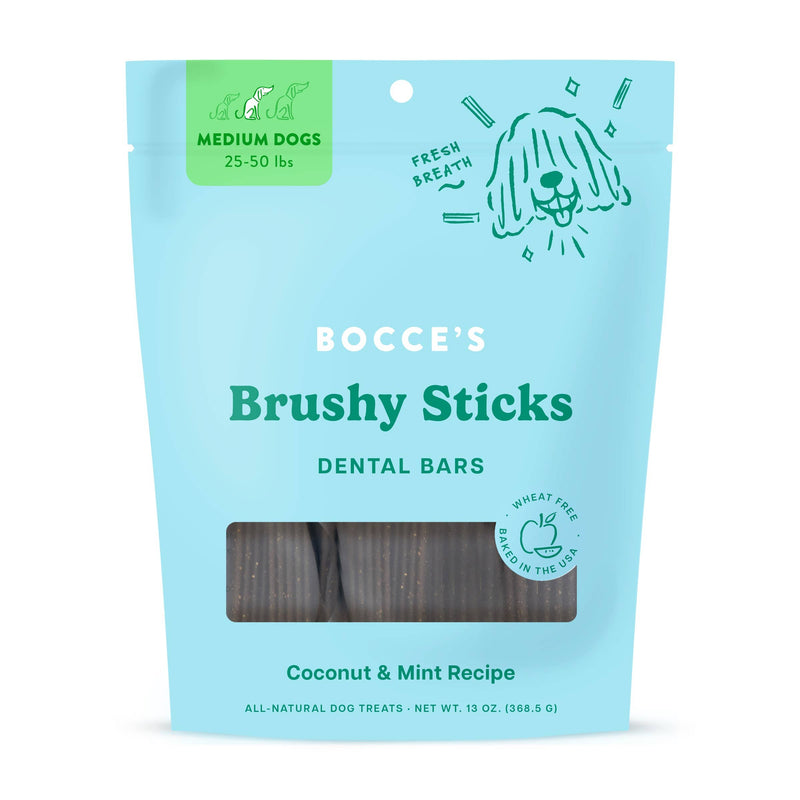 Bocce's Bakery - Dailies Brushy Sticks Dog Dental Treats 13oz: Large