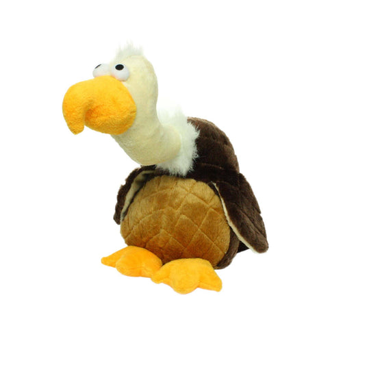 Mighty Tuffy Safari Vulture, Plush, Squeaky Dog Toy
