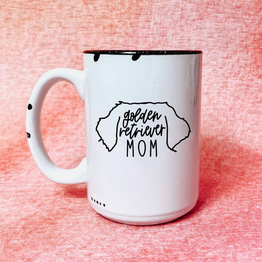 Golden Retriever Mom | Distressed Mug Collection