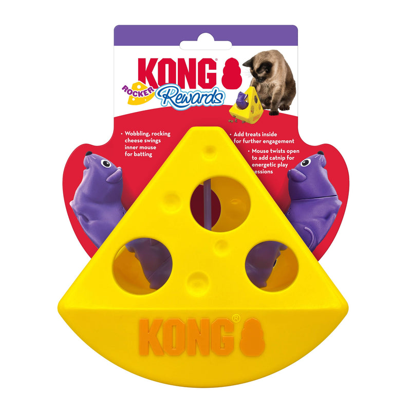 KONG® Rewards Rocker Cheese Cat Toy