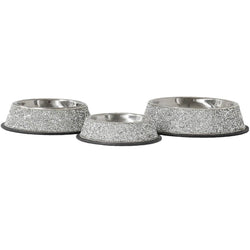 Luminous Rhinestone Dog Bowl