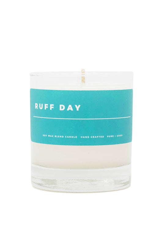 Ruff Day: Lavender + Cedarwood, Soy Wax Blend Candle