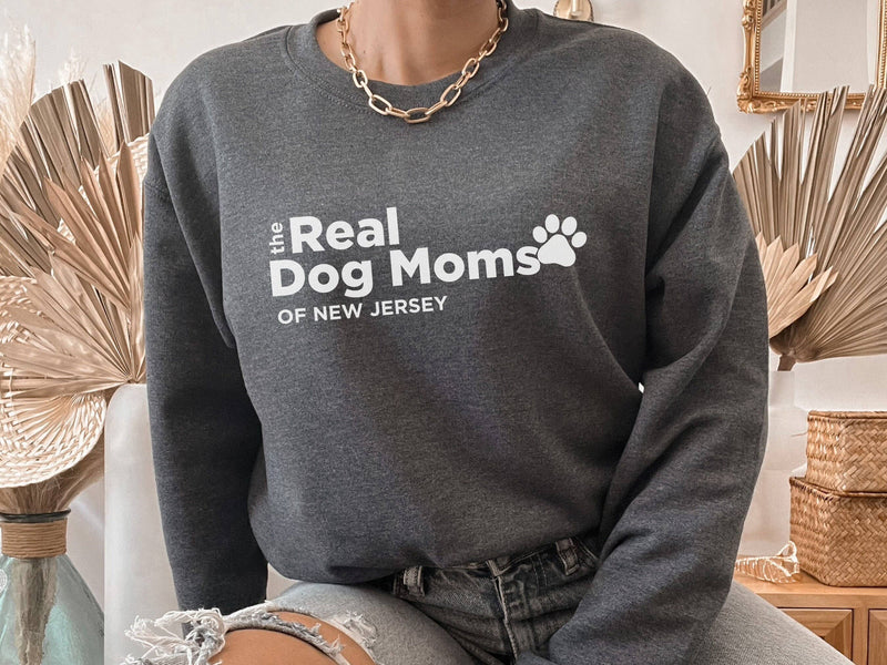 The Real Dog Moms of New Jersey Crew Neck Sweatshirt