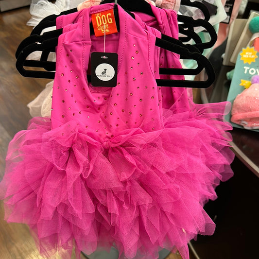 Hot Pink Sparkle Tutu Dog Dress
