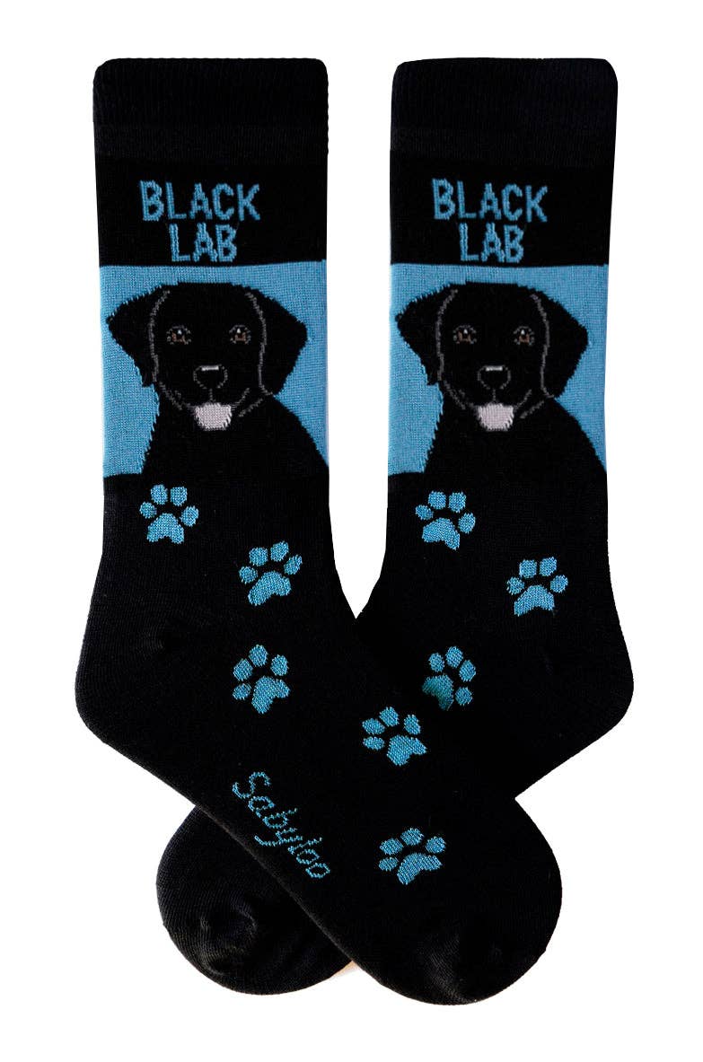 Black LabDog Socks