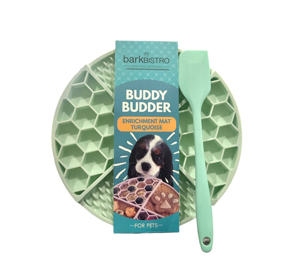 barkbistro Buddy Budder - Enrichment Lickmats + Spatula