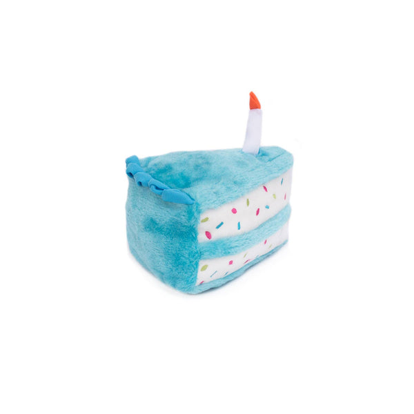 ZippyPaws Birthday Cake Blue