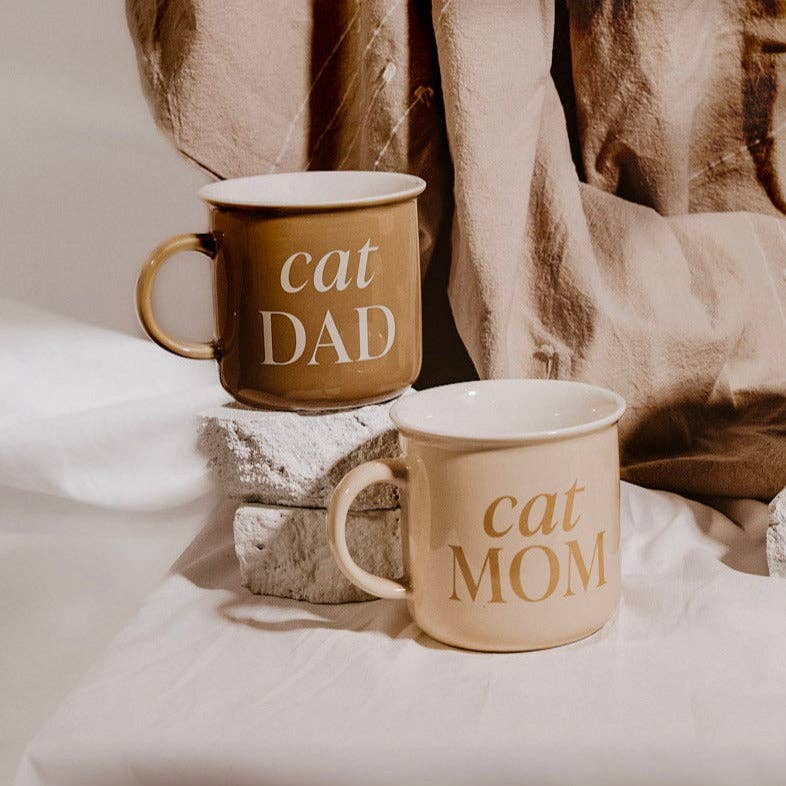 Cat Mom 11 oz Campfire Coffee Mug - Home Decor & Gifts
