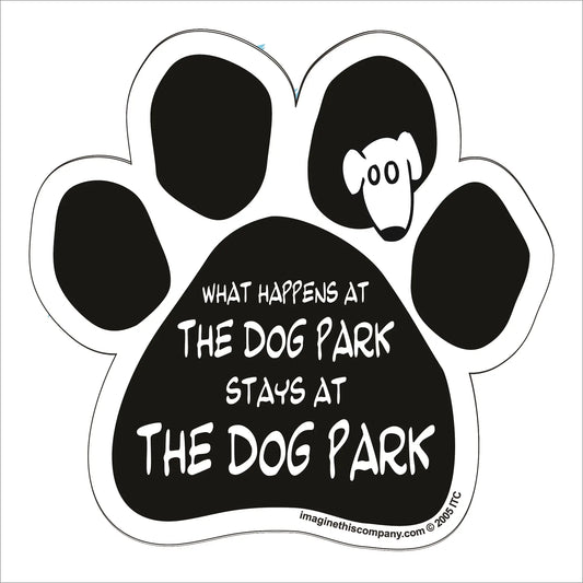 What Happens At the Dog Park Paw Magnet