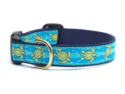 Sea Turtle Dog Collar: XS / Narrow