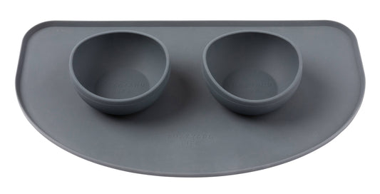 FuzzYard Life Silicone Feeding Mat Slate Grey