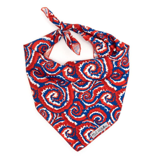 Kaleidoscope Bandana: Red/White/Blue