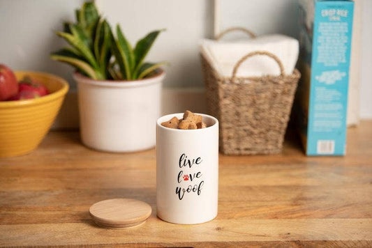 Inscript Treat Jar (Life Love Woof)