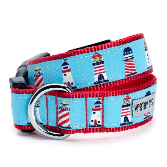 Lighthouses Dog Collar