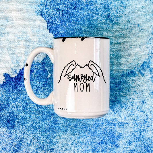 Samoyed Mom | Distressed Mug Collection