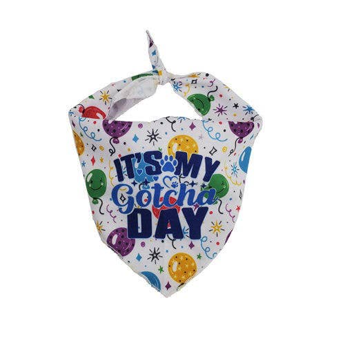 Hip Doggie It's My Gotcha Day Dog Bandana