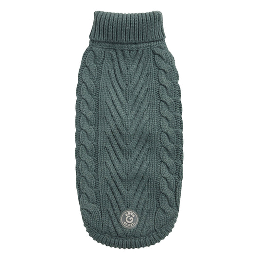 GF Chalet Dog Sweater - Sage