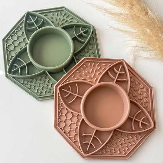 Enrichment Feeder: Dusty Mauve