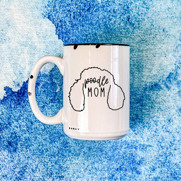 Poodle Mom | Distressed Mug Collection