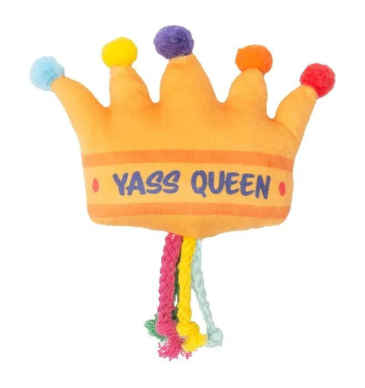FuzzYard Yass Queen Crown Cat Toy