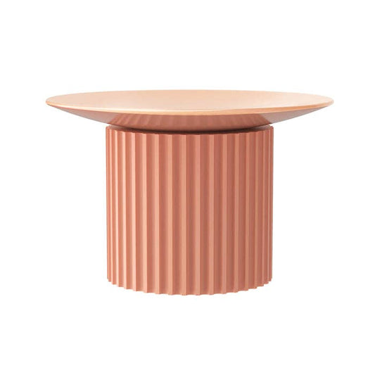 Teeth Party Elevated Feeders: Teeth Party Plate / Coral Pink