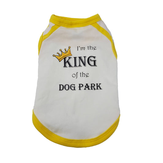 I'm the King of the Dog Park Attitude Dog Tank