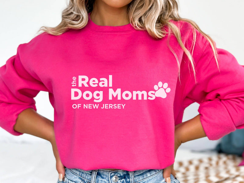 The Real Dog Moms of New Jersey Crew Neck Sweatshirt