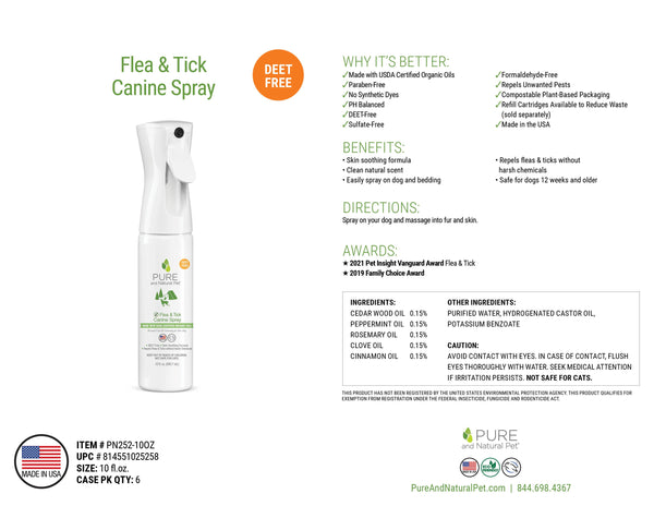 Flea & Tick Canine Spray - Dogs