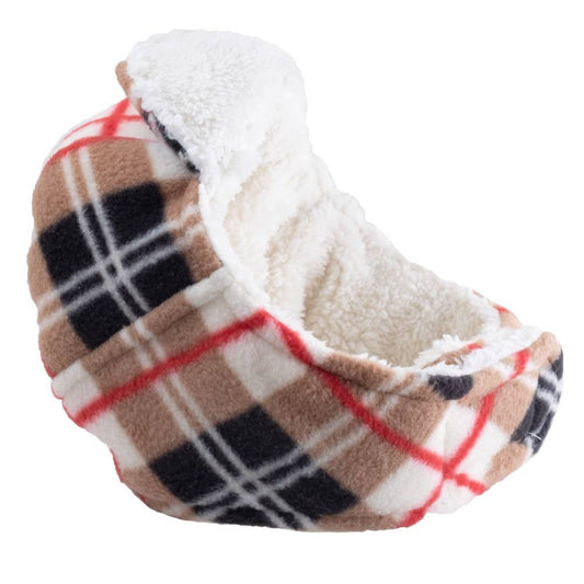 The Worthy Dog Aviator Tan Plaid Hat