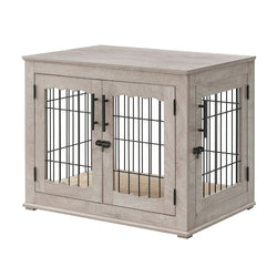 Natural Grey Accent Table Crate