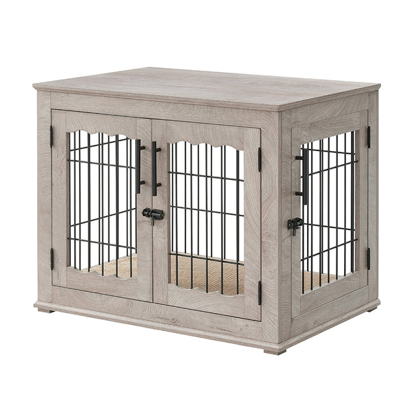 Natural Grey Accent Table Crate