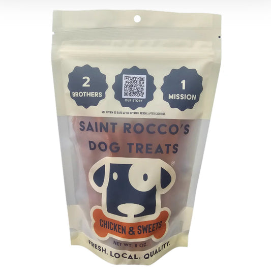 Saint Rocco’s Chicken & Sweets Human Grade Dog Treats