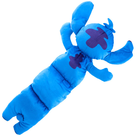 Dog Toy Multi Squeaker Plush - Lilo and Stitch Stitch Arms Up Pose Blue