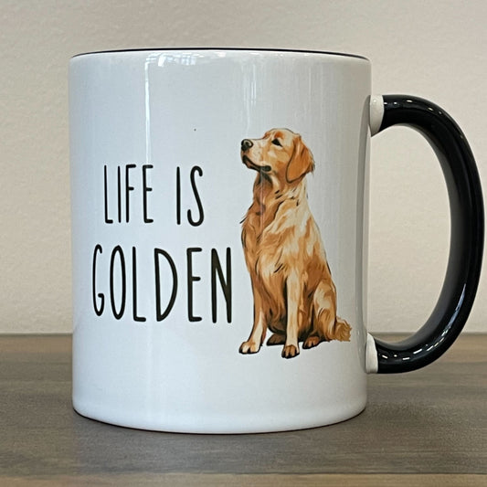 Dog Mug- Life Is Golden