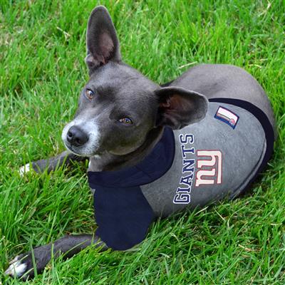 NY Giants Team Hoodie Tee Pet Wear