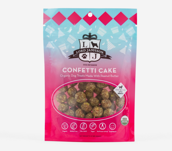 Lord Jameson Confetti Cake Organic Dog Treats