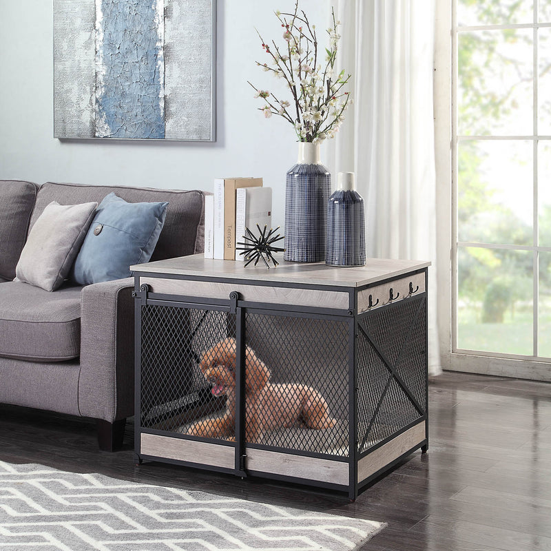 Sliding Door End Table Medium Dog Crate