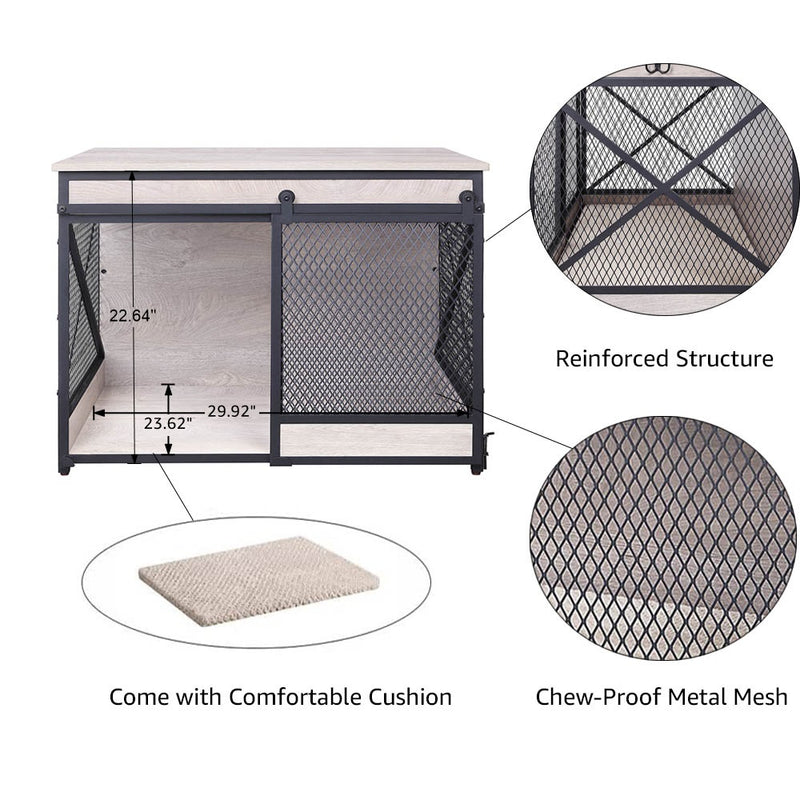 Sliding Door End Table Medium Dog Crate