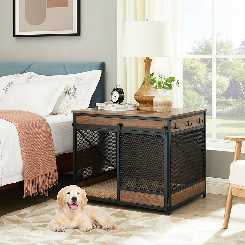 Sliding Door End Table Medium Dog Crate