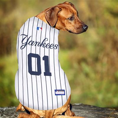 NY Yankees Pinstripe Pet Jersey