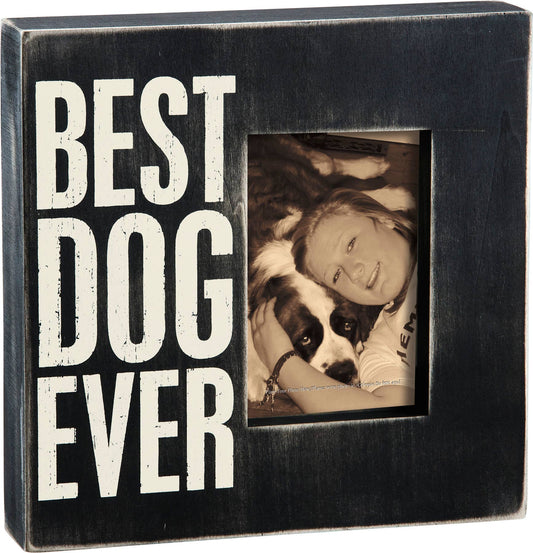 Best Dog Ever Box Frame