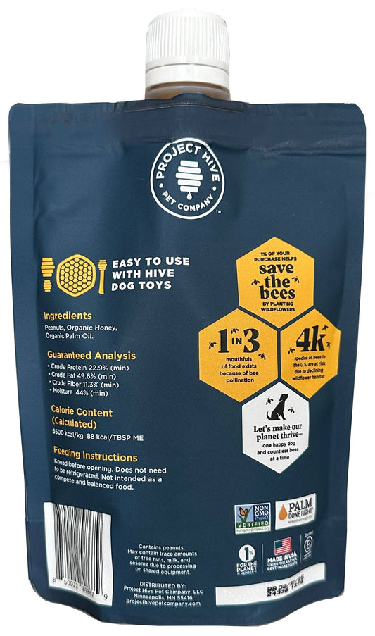 Project Hive Peanut Butter Spreadable Dog Treat 6 oz