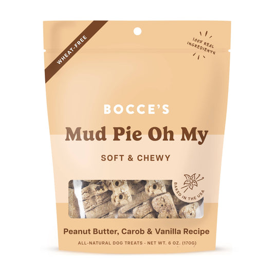 Bocce's Bakery Mud Pie Oh My Soft & Chewy Dog Treats 6o
