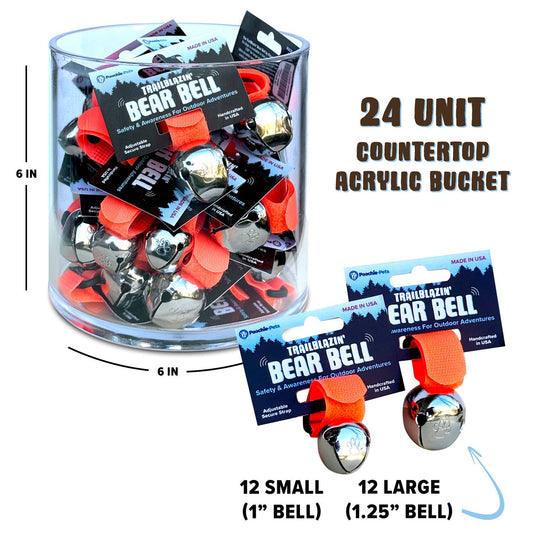 Trailblazin' Bear Bells for Outdoor Pet & Owner Safety