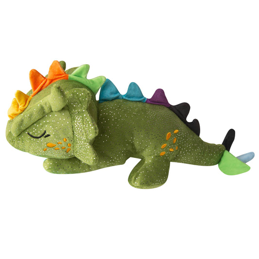 SnugArooz Drowsy the Dragon Plush Dog Toy Green 14"