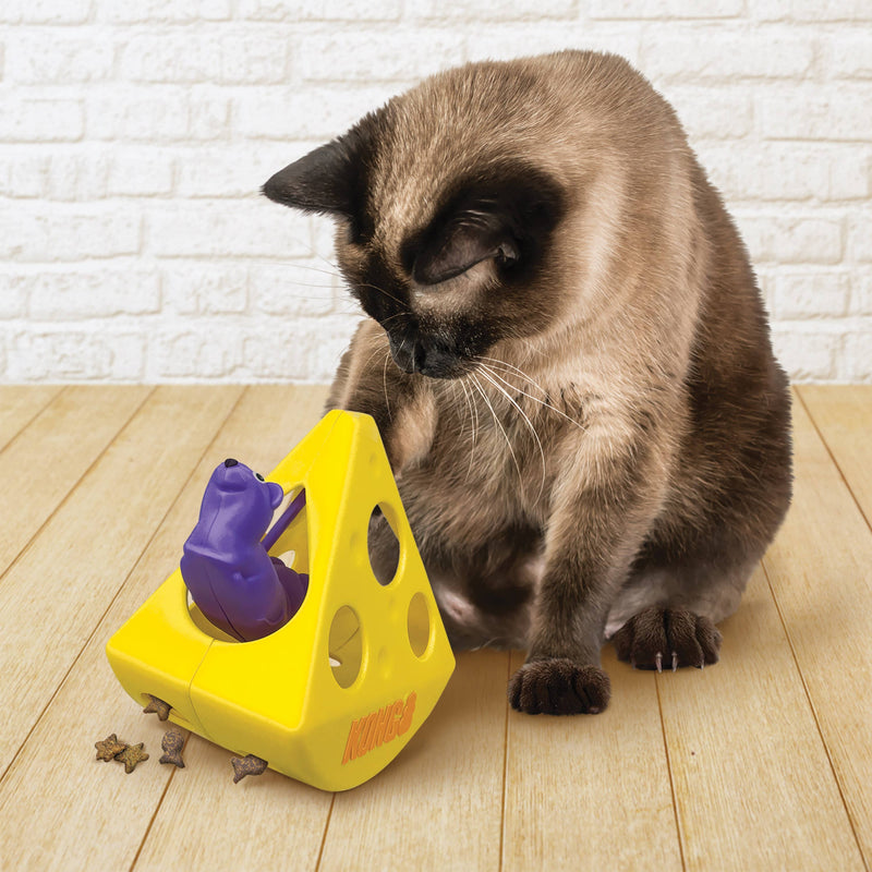 KONG® Rewards Rocker Cheese Cat Toy