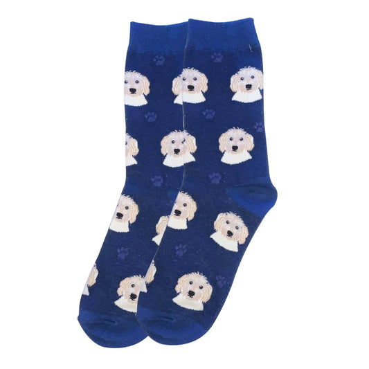 Goldendoodle - Unisex - Fun Novelty Dog Crew Socks