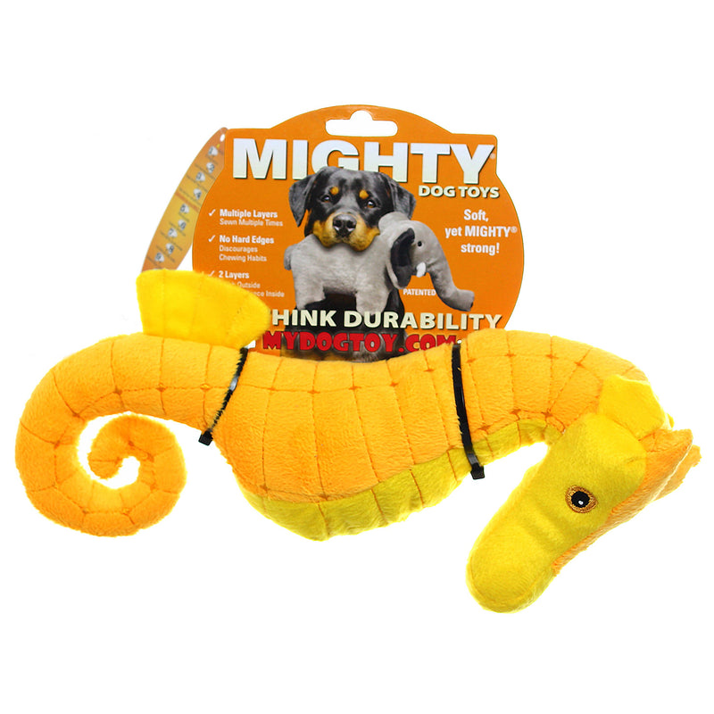 Mighty Ocean Seahorse, Plush, Squeaky Dog Toy