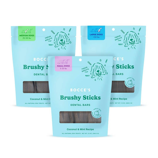 Bocce's Bakery - Dailies Brushy Sticks Dog Dental Treats 16 oz: Large